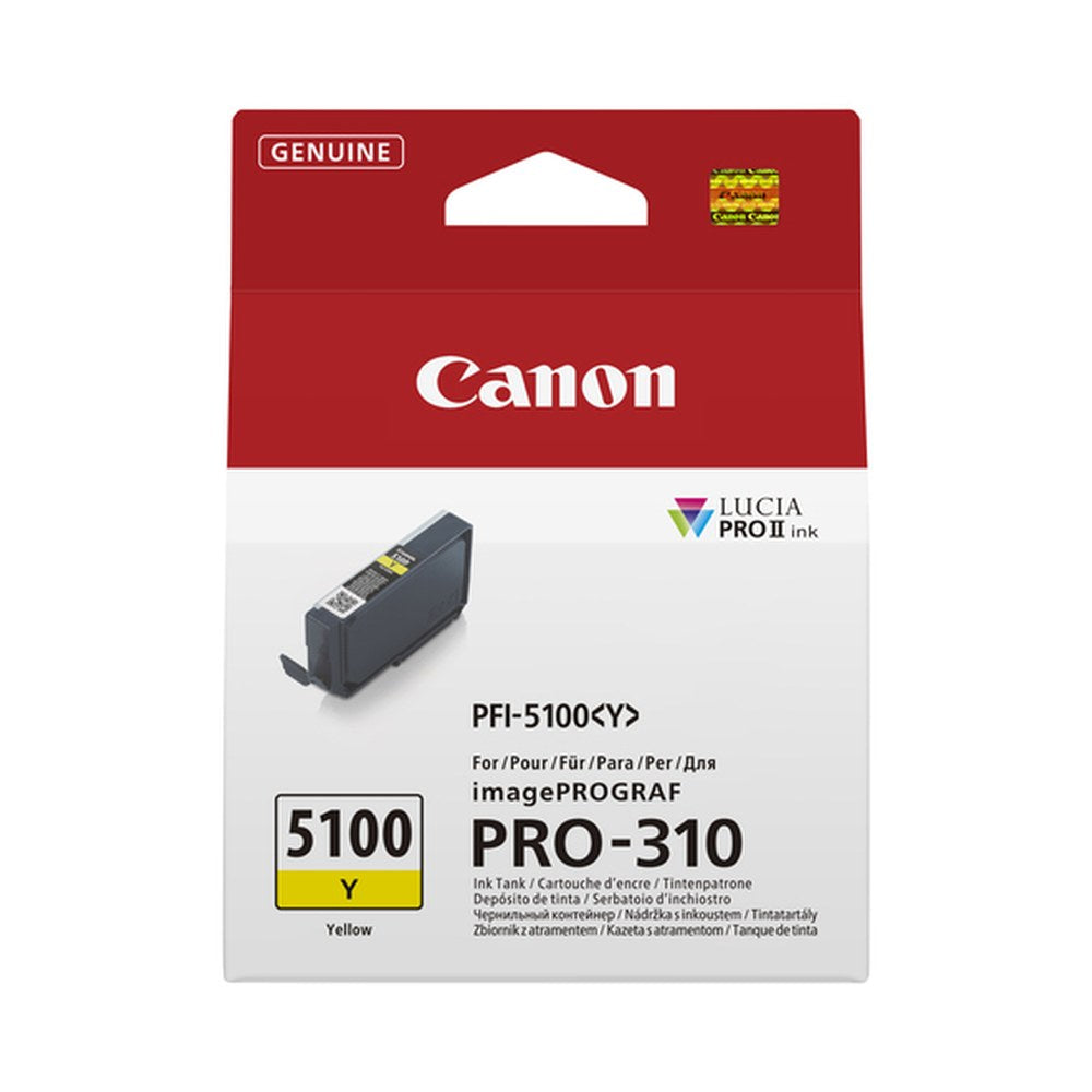 Cartouche d'origine Canon 6955C001 / PFI-5100 Y - jaune