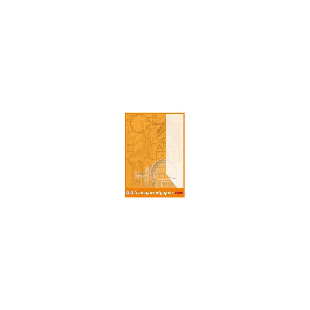 herlitz Bloc de papier transparent A4, 65 g/m2