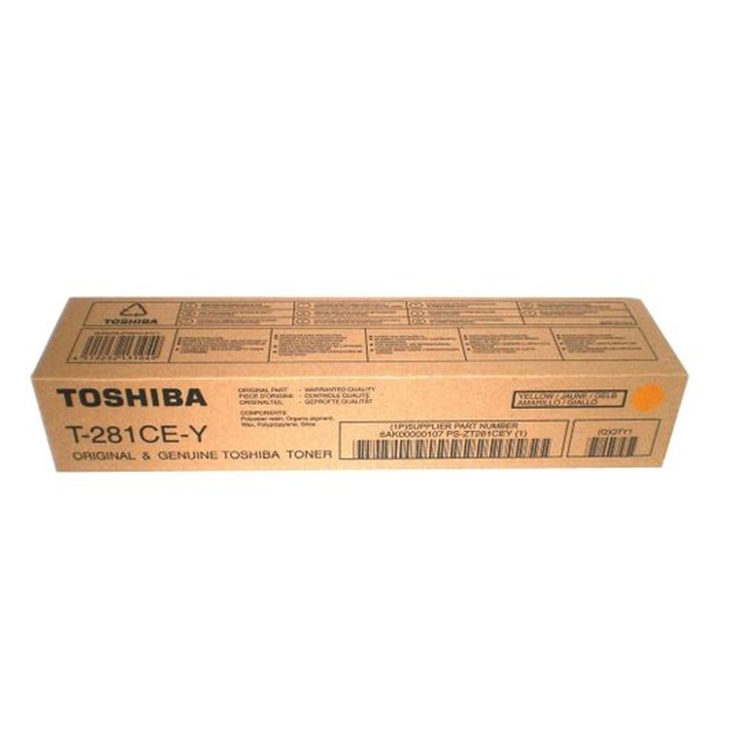 Toner d'origine Toshiba 6AK00000107 / T-281 CE-Y - jaune