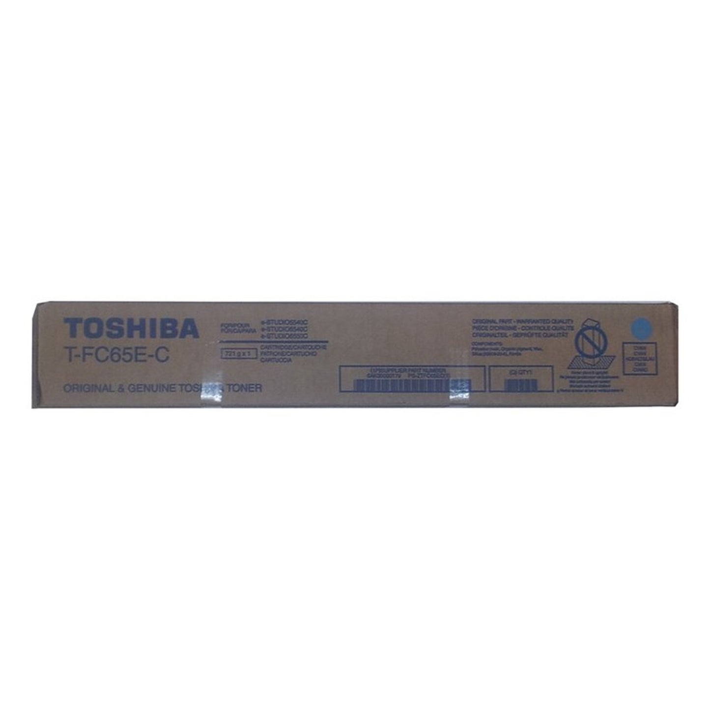 Toner d'origine Toshiba 6AK00000179 / T-FC 65 EC - cyan