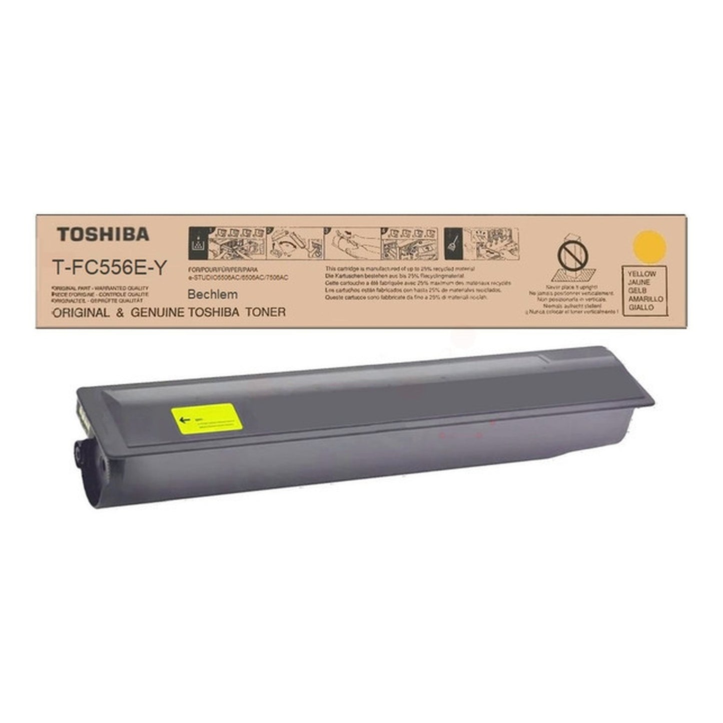 Toner d'origine Toshiba 6AK00000362 / T-FC 556 E-Y - jaune