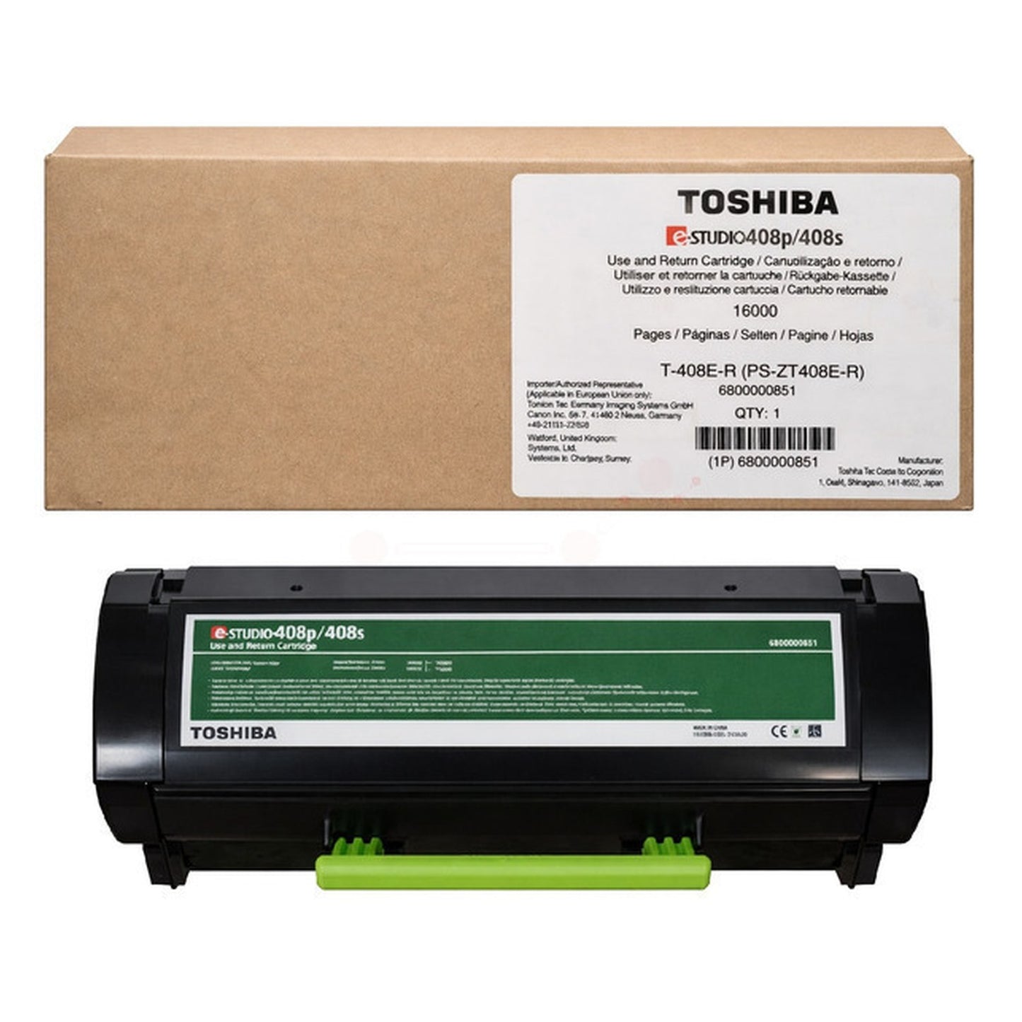 Toner d'origine Toshiba 6B000000851 / T-480E-R - noir