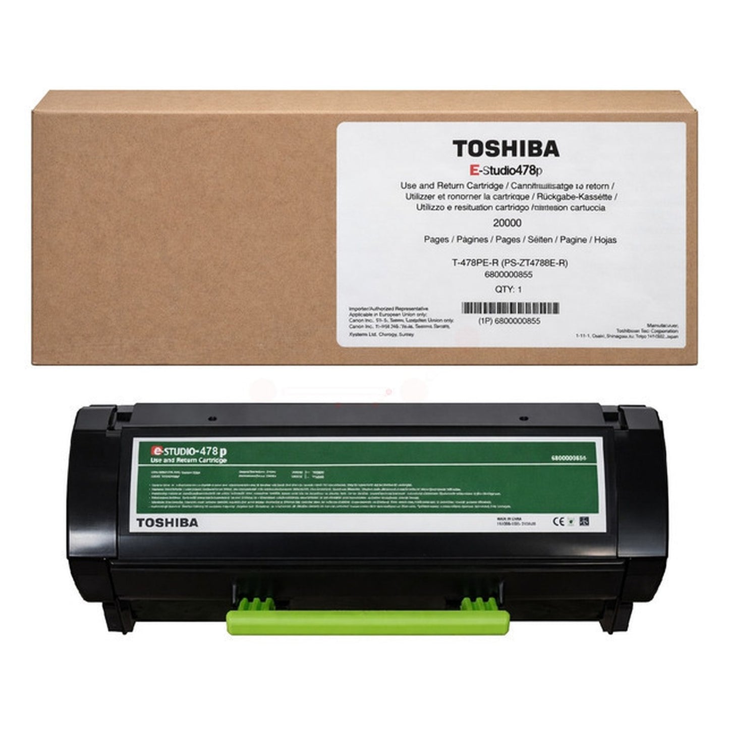 Toner d'origine Toshiba 6B000000855 / T-478P-R - noir