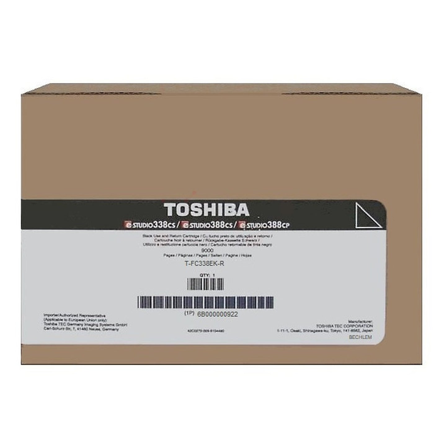 Toner d'origine Toshiba 6B000000922 / T-FC 338 E KR - noir
