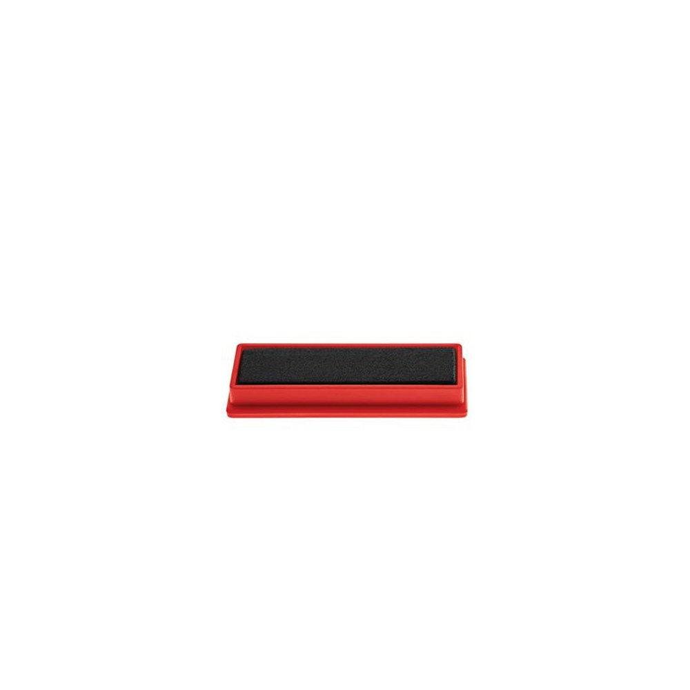 magnetoplan Aimant rectangulaire, rouge