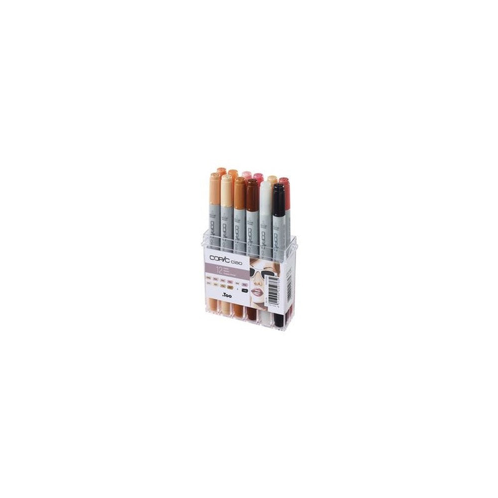 COPIC Marqueur ciao, set de 12 couleurs chair