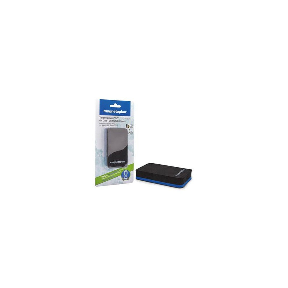 magnetoplan Brosse à tableau PRO+, magnétique, noir/bleu