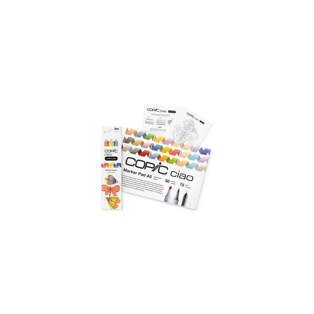 COPIC Marqueur ciao "LAYER & MIX Starter Set", brilliant