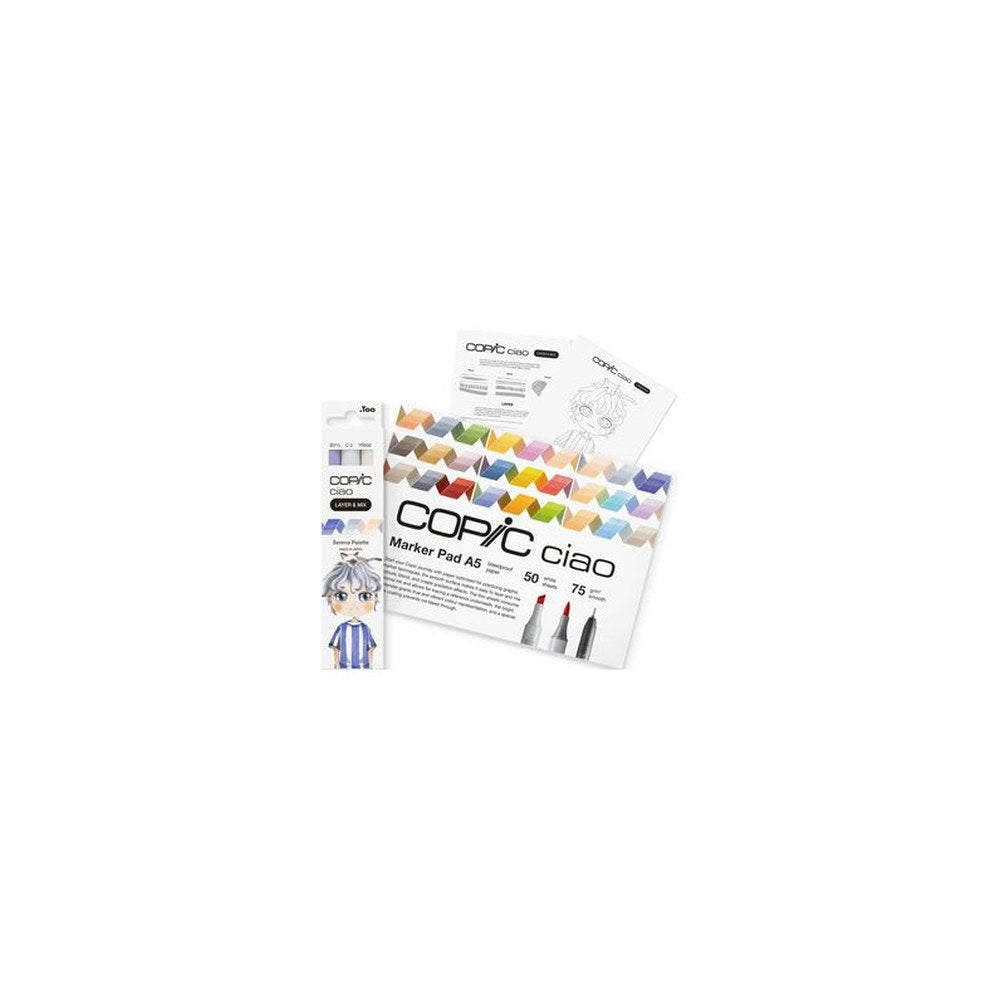 COPIC Marqueur ciao "LAYER & MIX Manga Starter Set", Serene