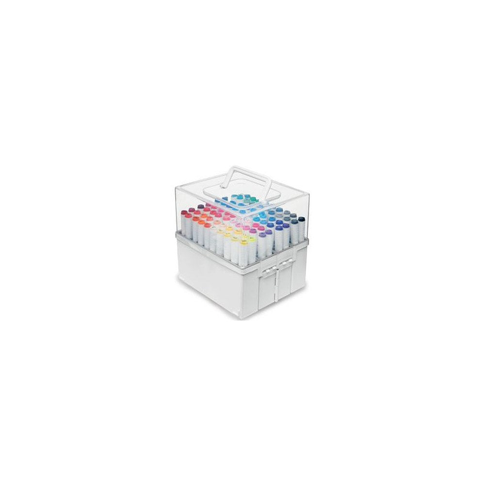 deflecto Boîte de rangement pour marqueurs "Accordéon",blanc