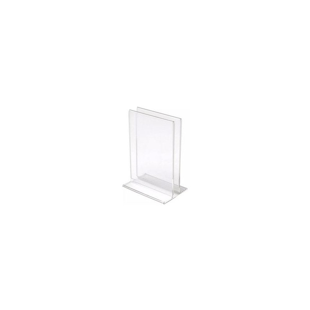 deflecto Porte-brochures & menu, A4 portrait, transparent