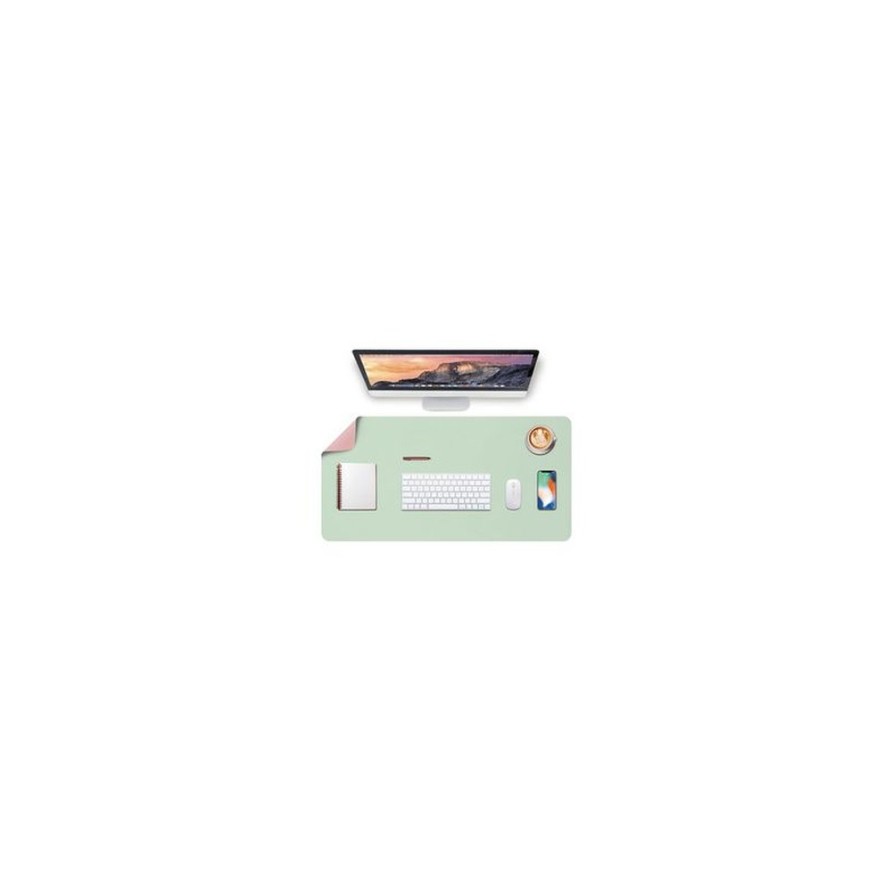 deflecto Sous-main, 800 x 400 mm, menthe/rose