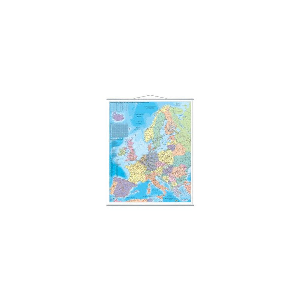 FRANKEN Carte de l'Europe, laminé, 970 x 1.370 mm