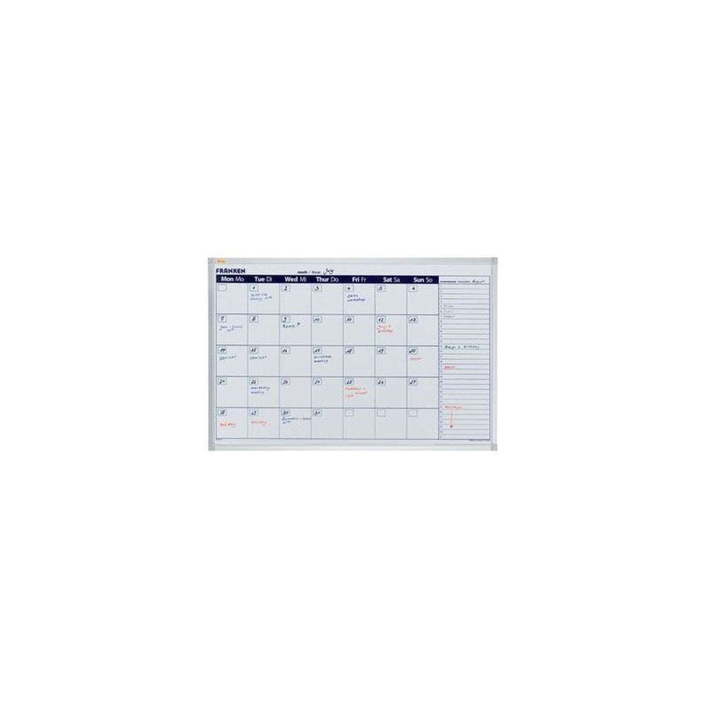 FRANKEN Tableau planning X-tra!Line semainier, 900 x 600 mm