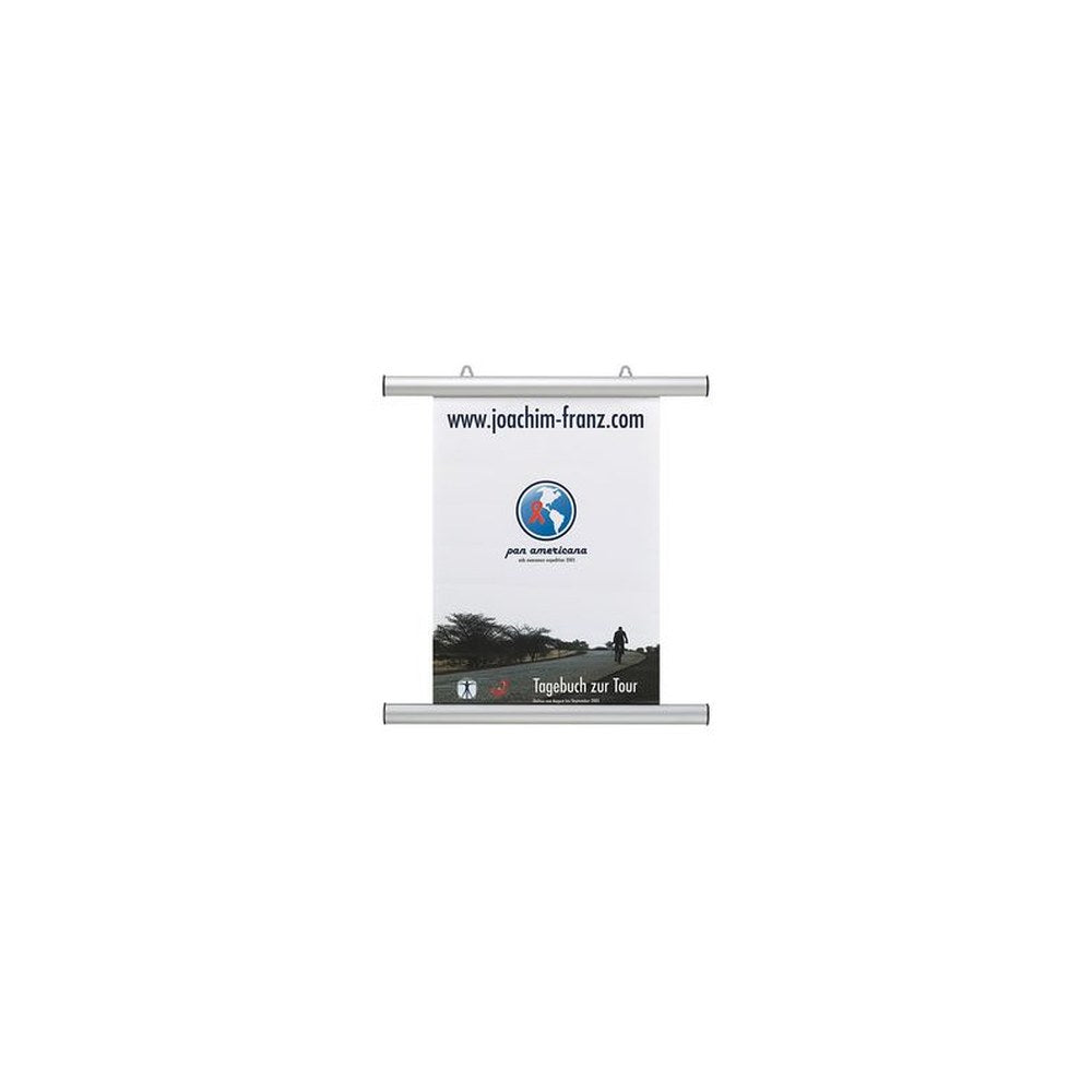 FRANKEN Profilé clipsable pour affiche, aluminium, argent