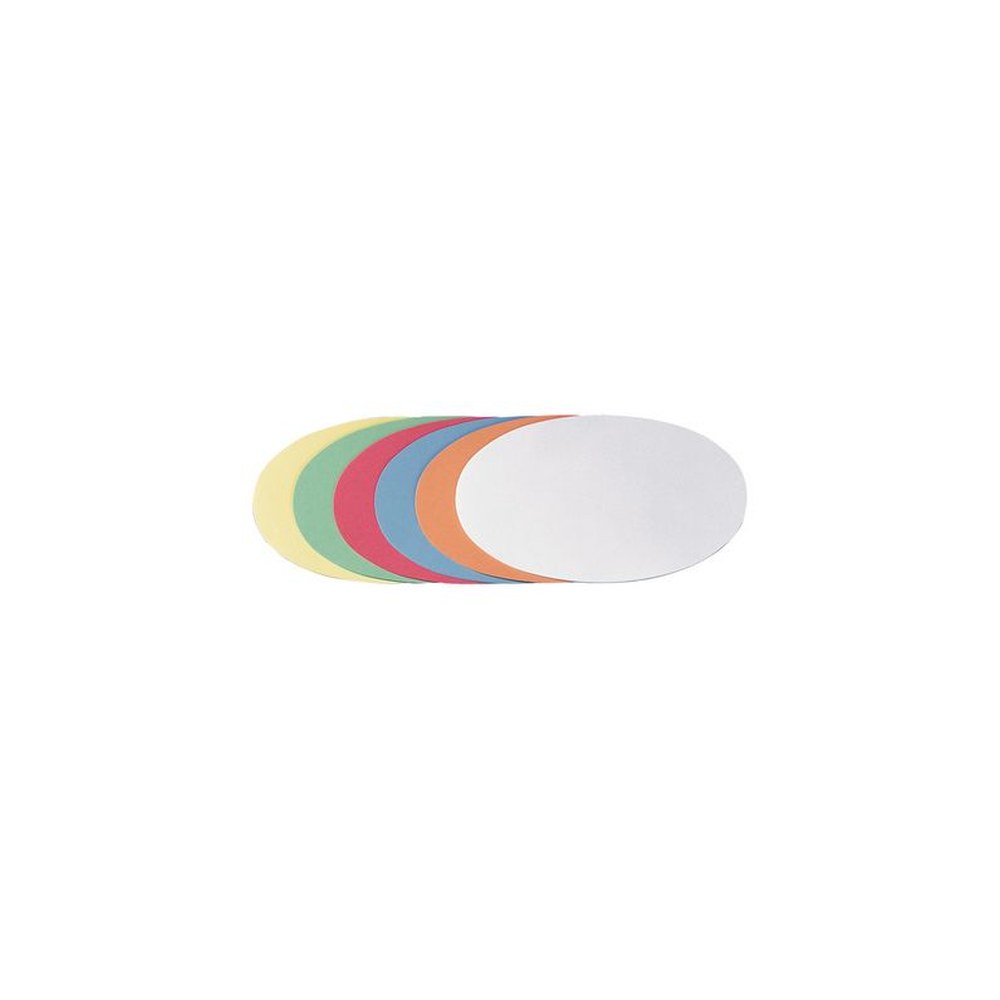 FRANKEN Carte de présentation, oval, 110 x 190 mm, bleu