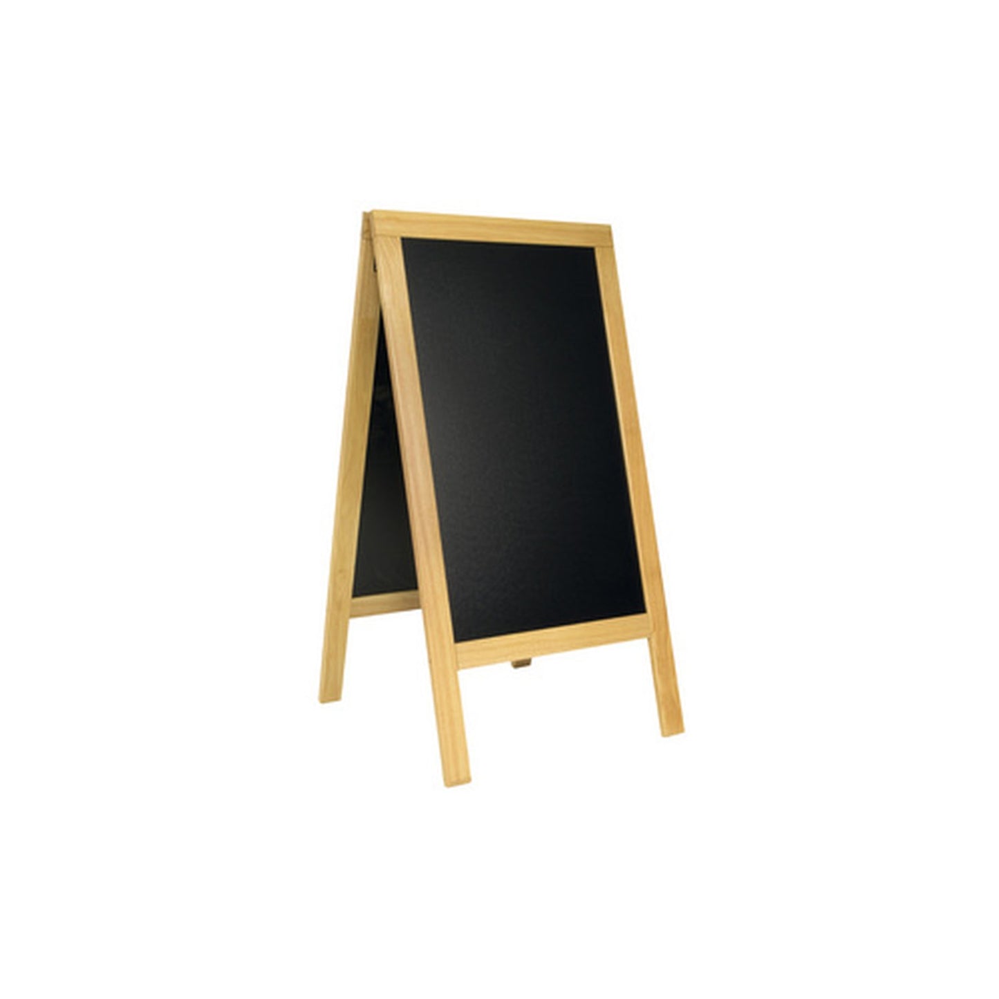 Securit Panneau trottoir DELUXE, avec tableau noir, hêtre