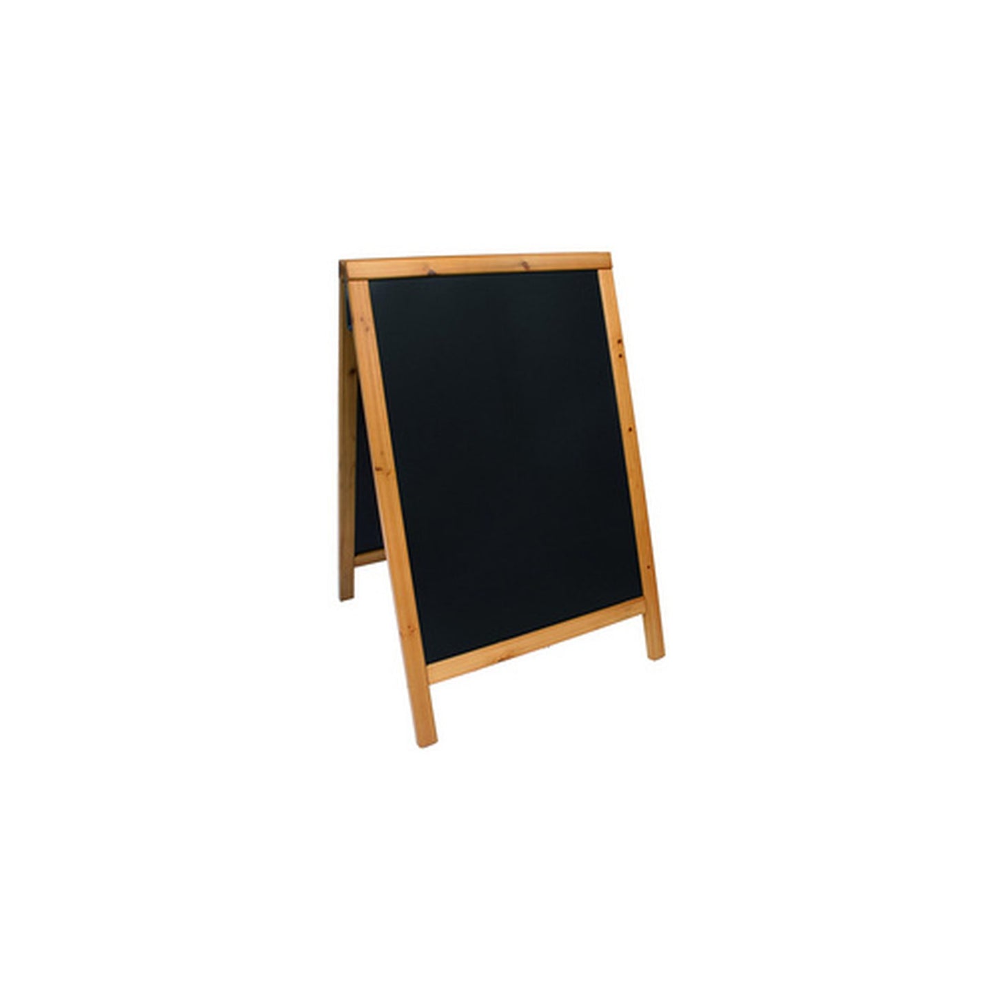 Securit Panneau trottoir WOODY, avec tableau noir, hêtre