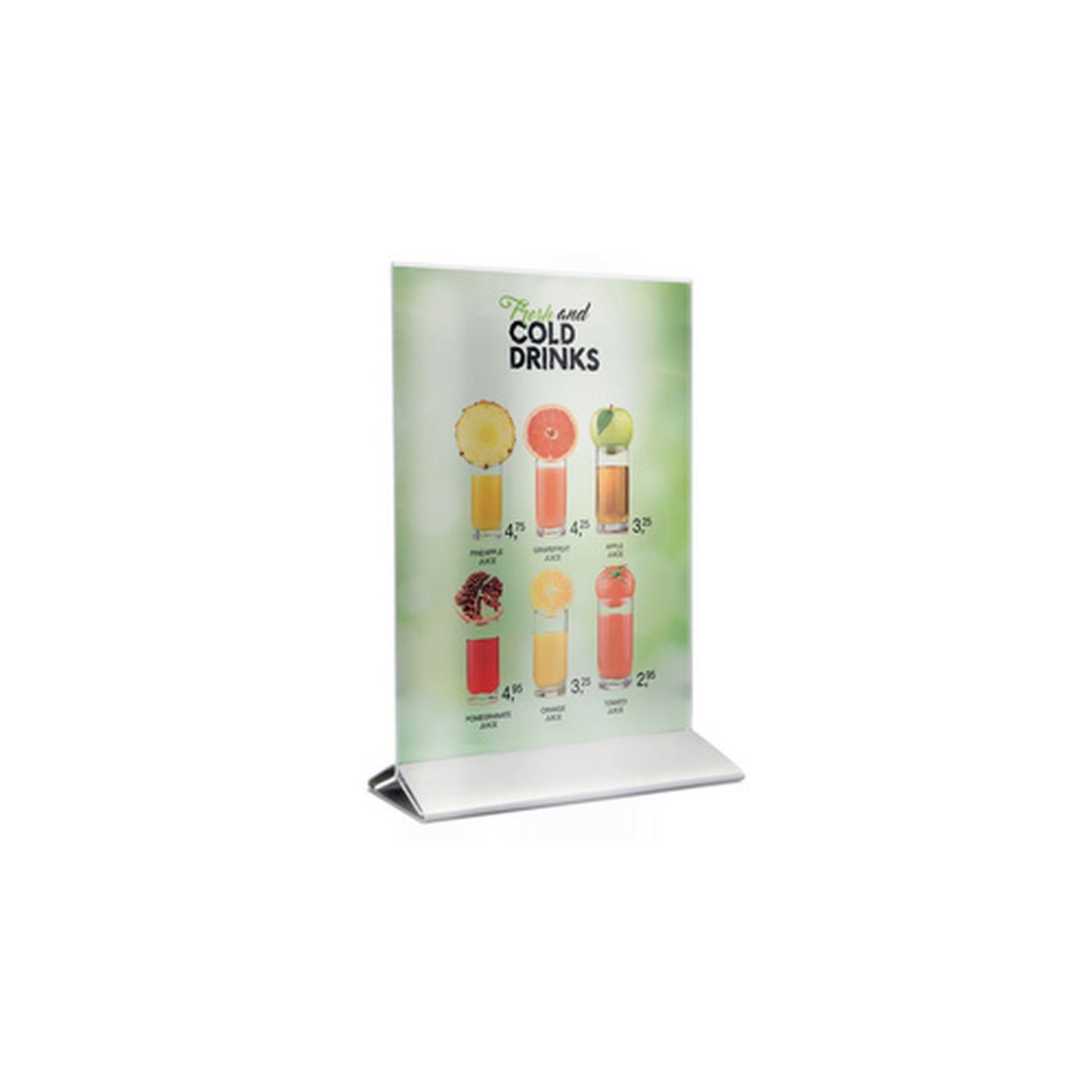 Securit Porte-visuel POSTER FRAMES, A5, socle métal