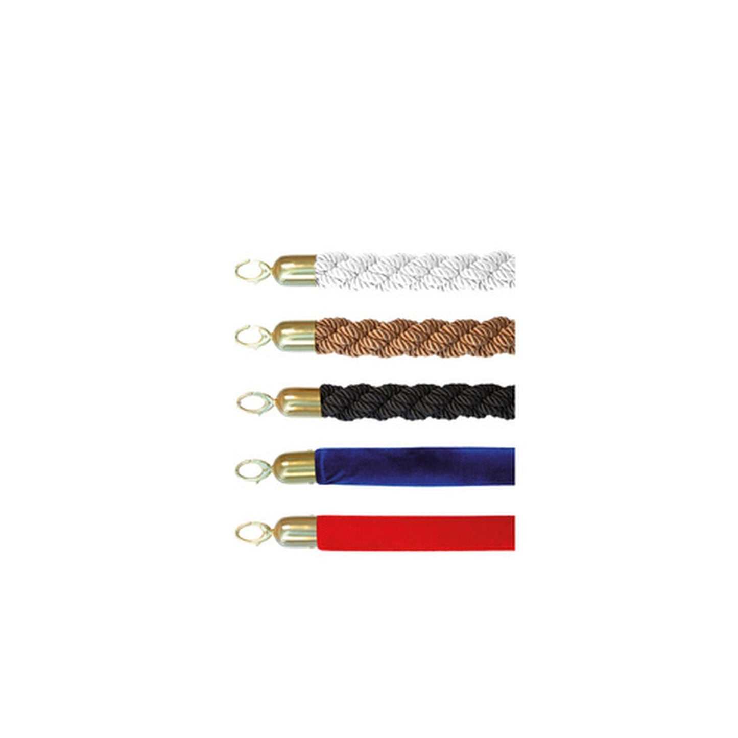 Securit Corde pour poteau d'accueil CLASSIC, rouge / or