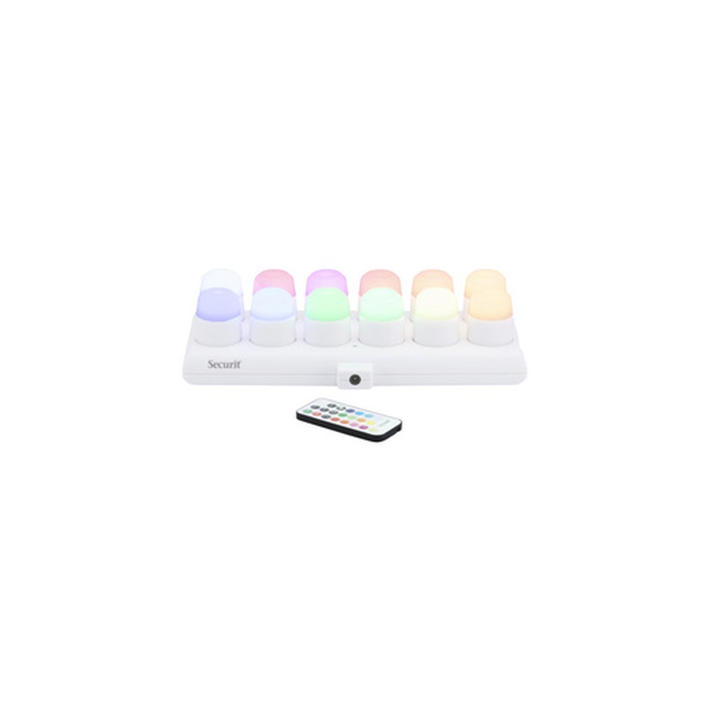 Securit Set de bougies LED rechargeables AMSTERDAM, RVB