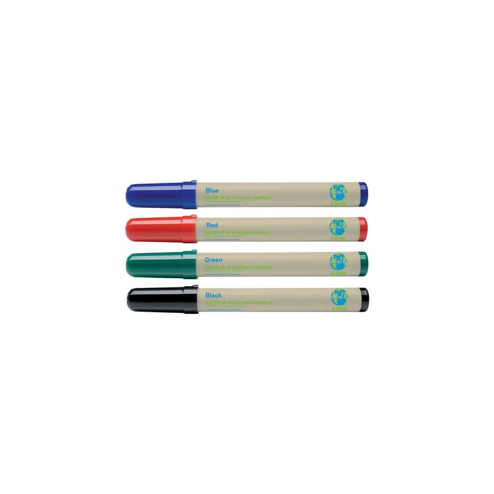 Bi-Office Marqueur pour tableau blanc "Earth", assorti