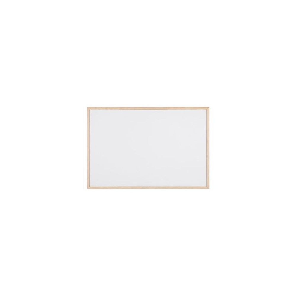 Bi-Office Tableau blanc, cadre en bois, (L)400 x (H)300 mm