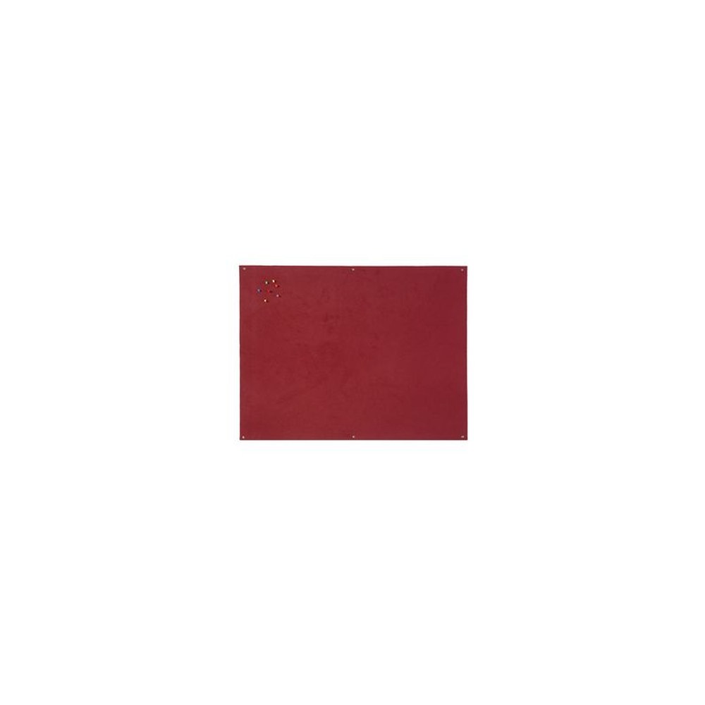 Bi-Office Tableau en feutre, 900 x 600 mm, bordeaux