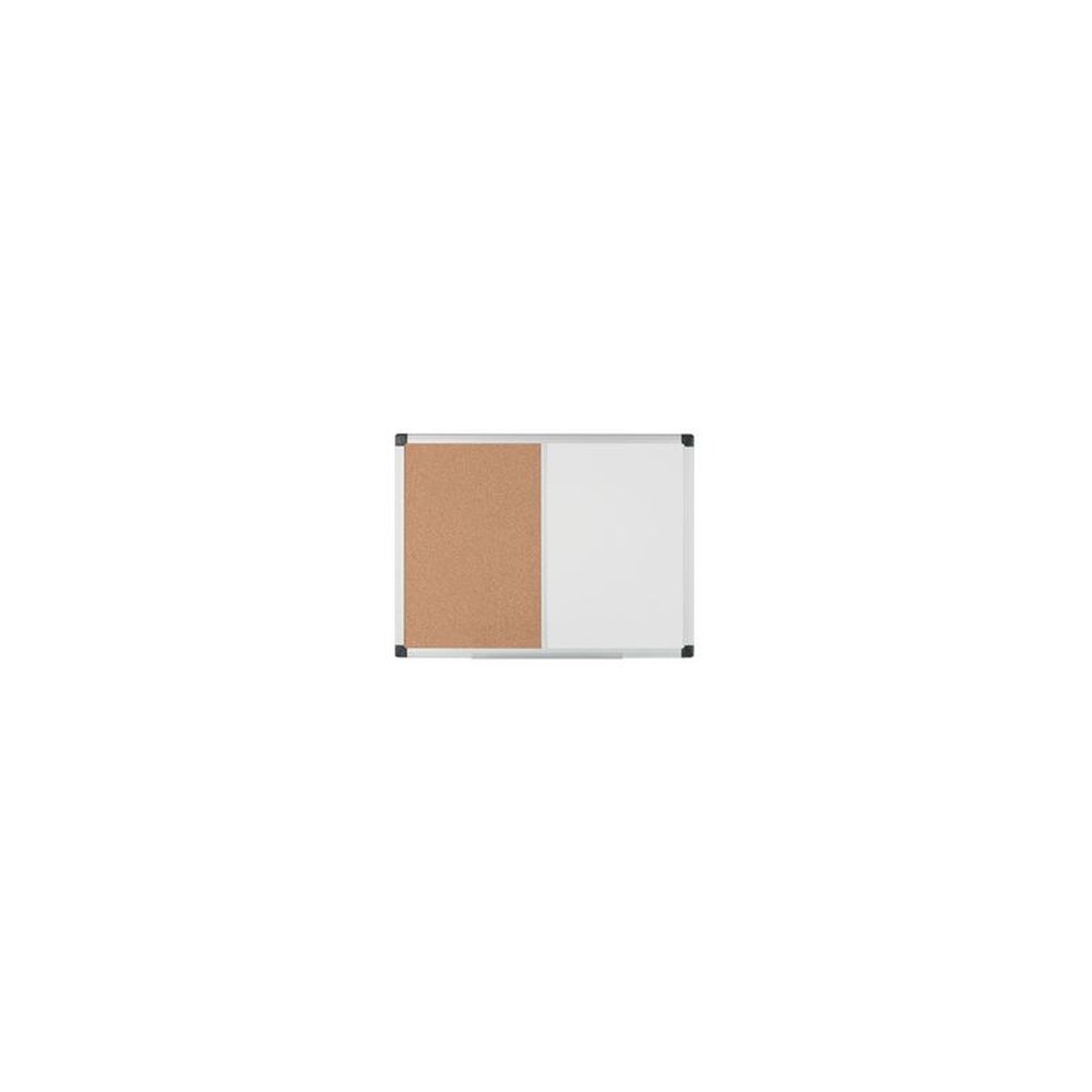 Bi-Office Tableau mixte, tableau blanc / liège, 900x600 mm