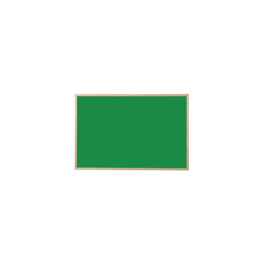 Bi-Office Tableau noir, bois naturel, 900 x 600 mm, vert