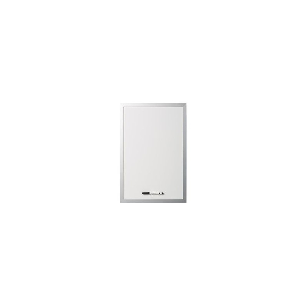Bi-Office Tableau blanc design, 600 x 450 mm, argent