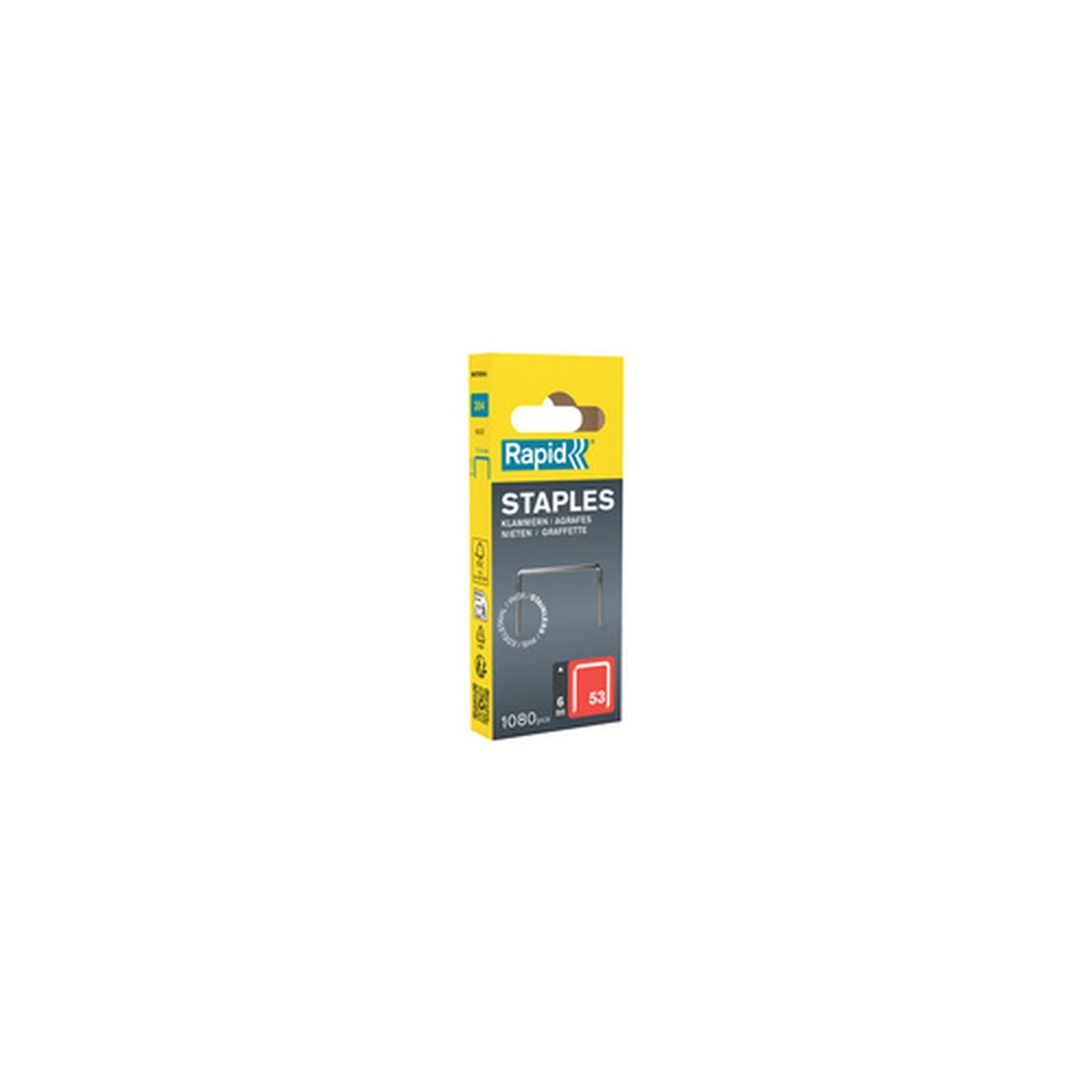 Rapid Agrafe fil fin no. 53, 6 mm, petit paquet