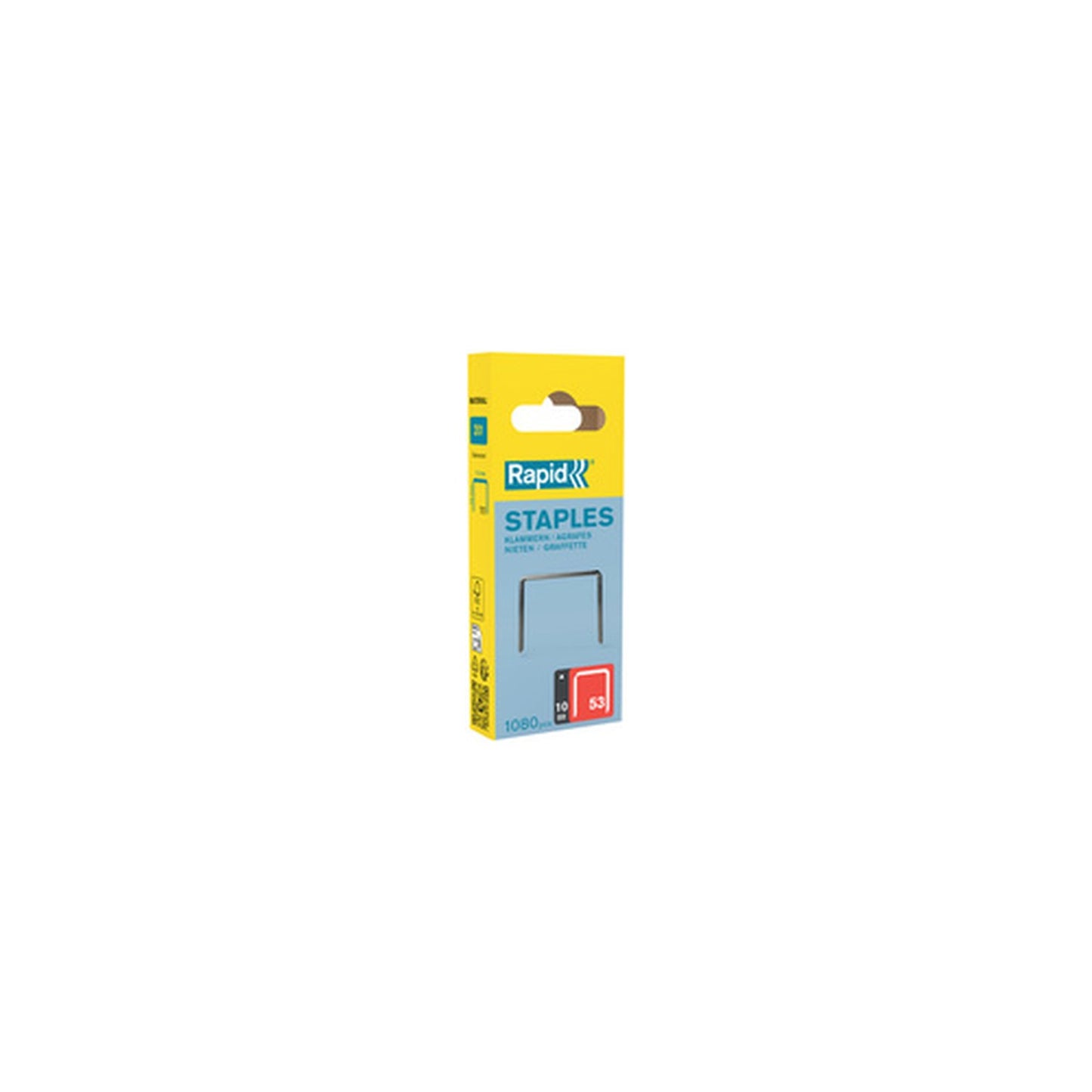 Rapid Agrafe fil fin no. 53, 10 mm, petit paquet