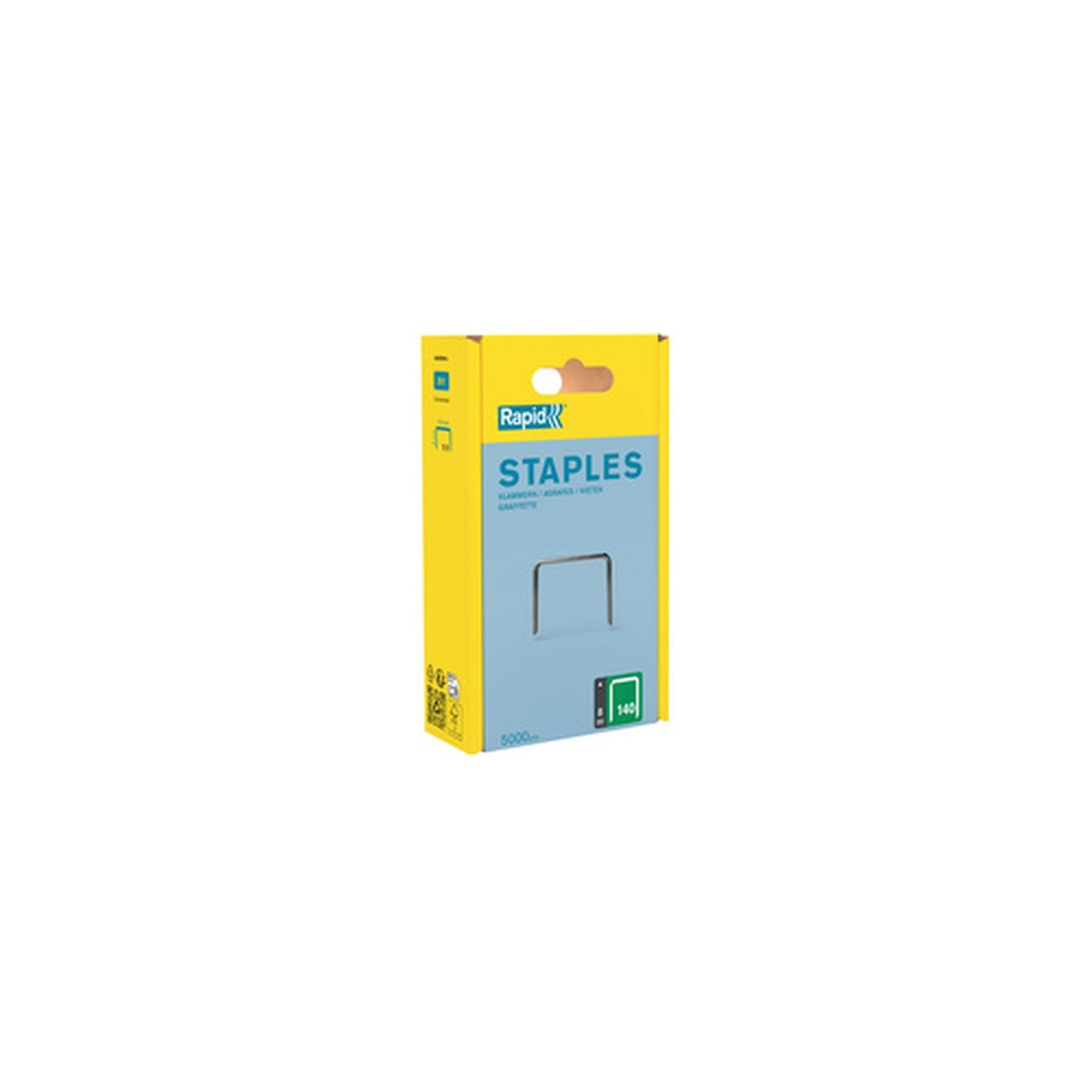 Rapid Agrafe fil plat no. 140, 8 mm, grand paquet