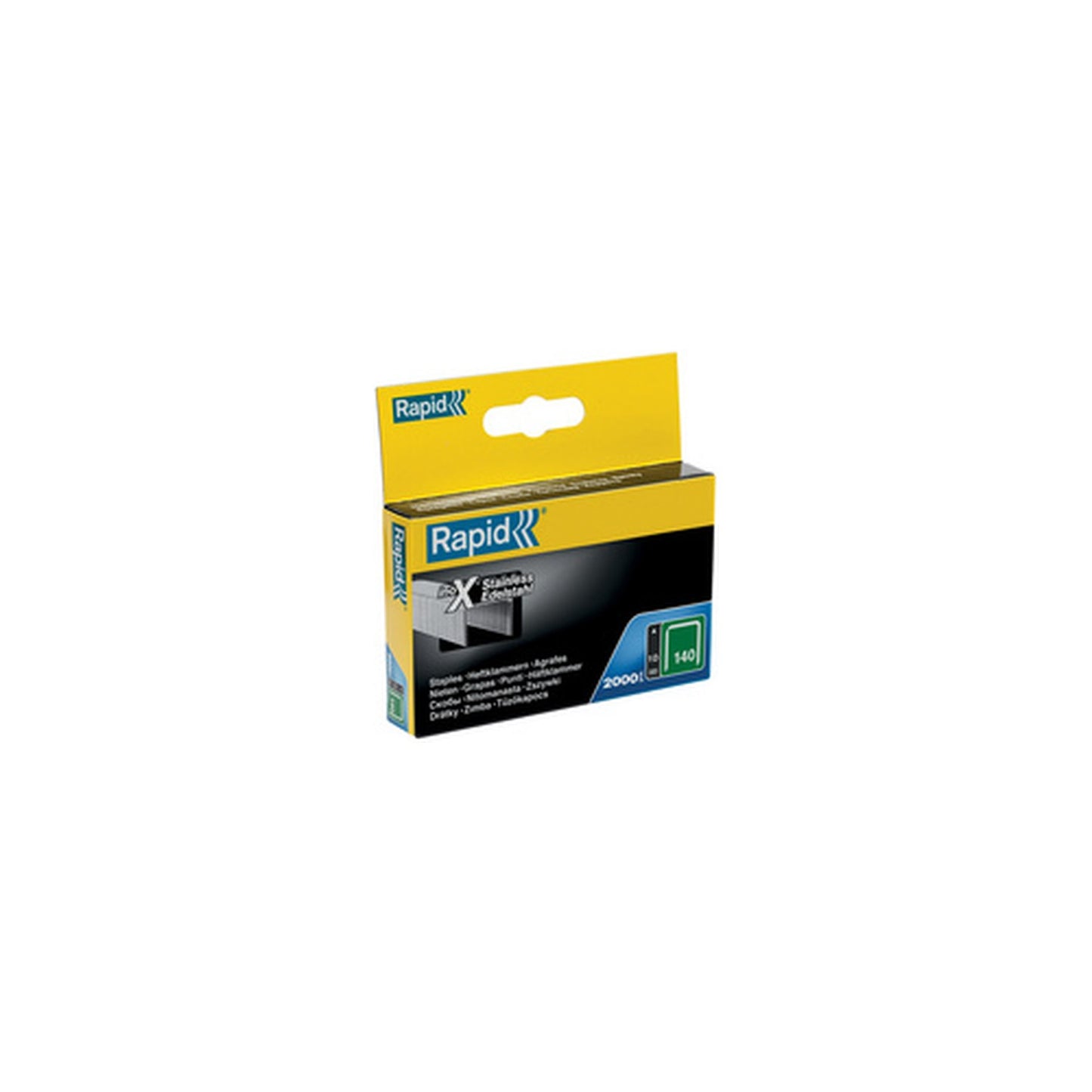 Rapid Agrafe fil plat no. 140, 10 mm, grand paquet