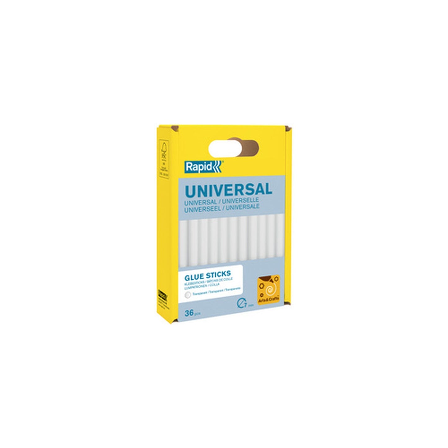 Rapid Bâton de colle universel transparent, diamètre: 7 mm