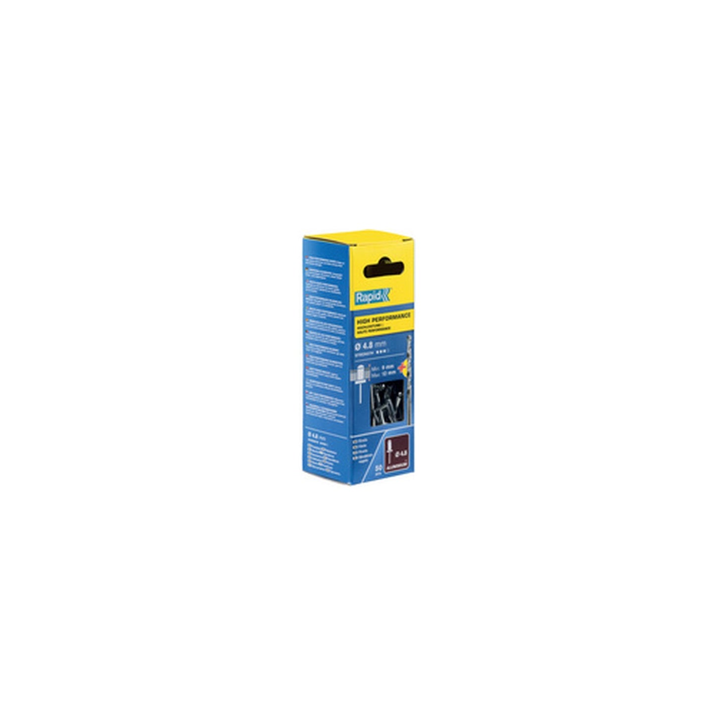 Rapid Rivet aveugle universel, 4,8 x 16 mm, en aluminium