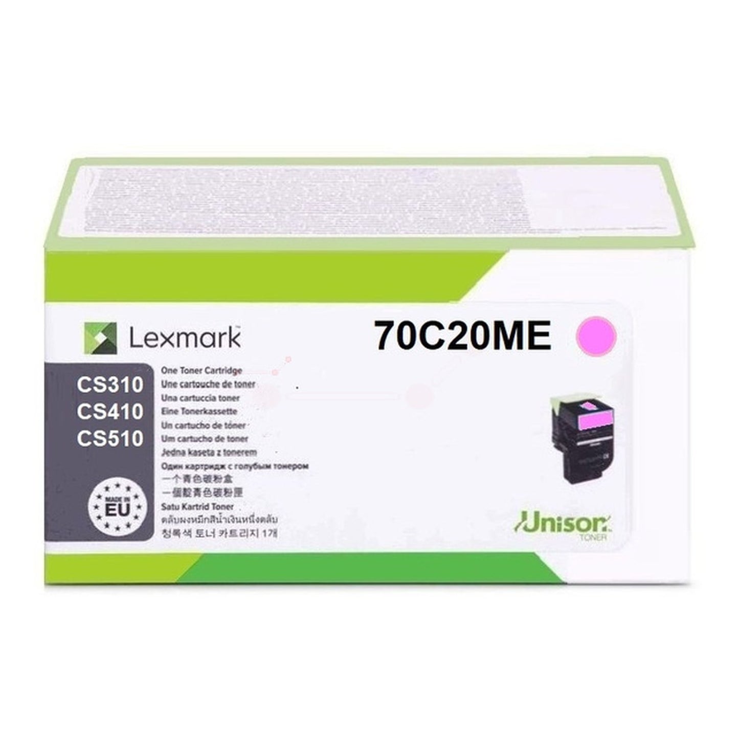 Toner d'origine Lexmark 70C20ME / 702M - magenta