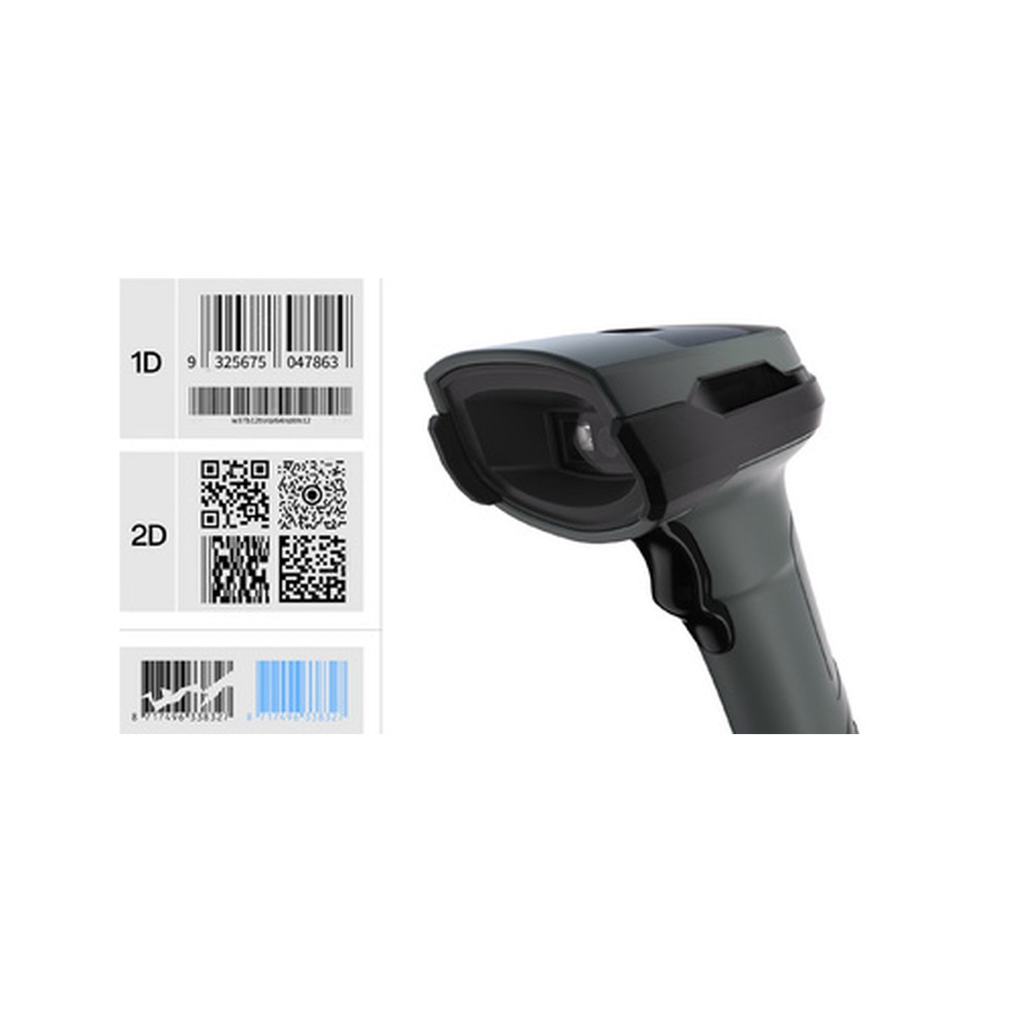 Safescan Lecteur de code-barres 1D/2D 330-W, anthracite