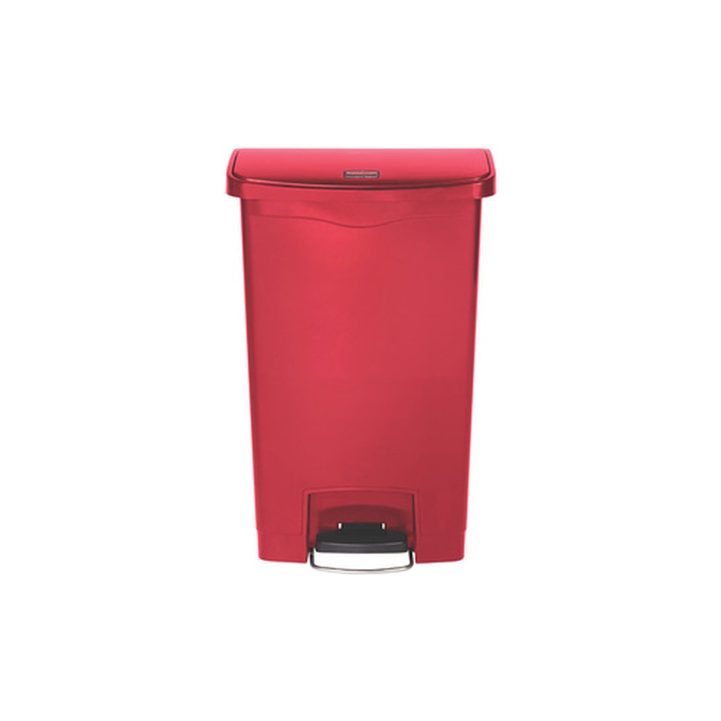 Rubbermaid Collecteur à pédale Slim Jim, 50 litres, rouge