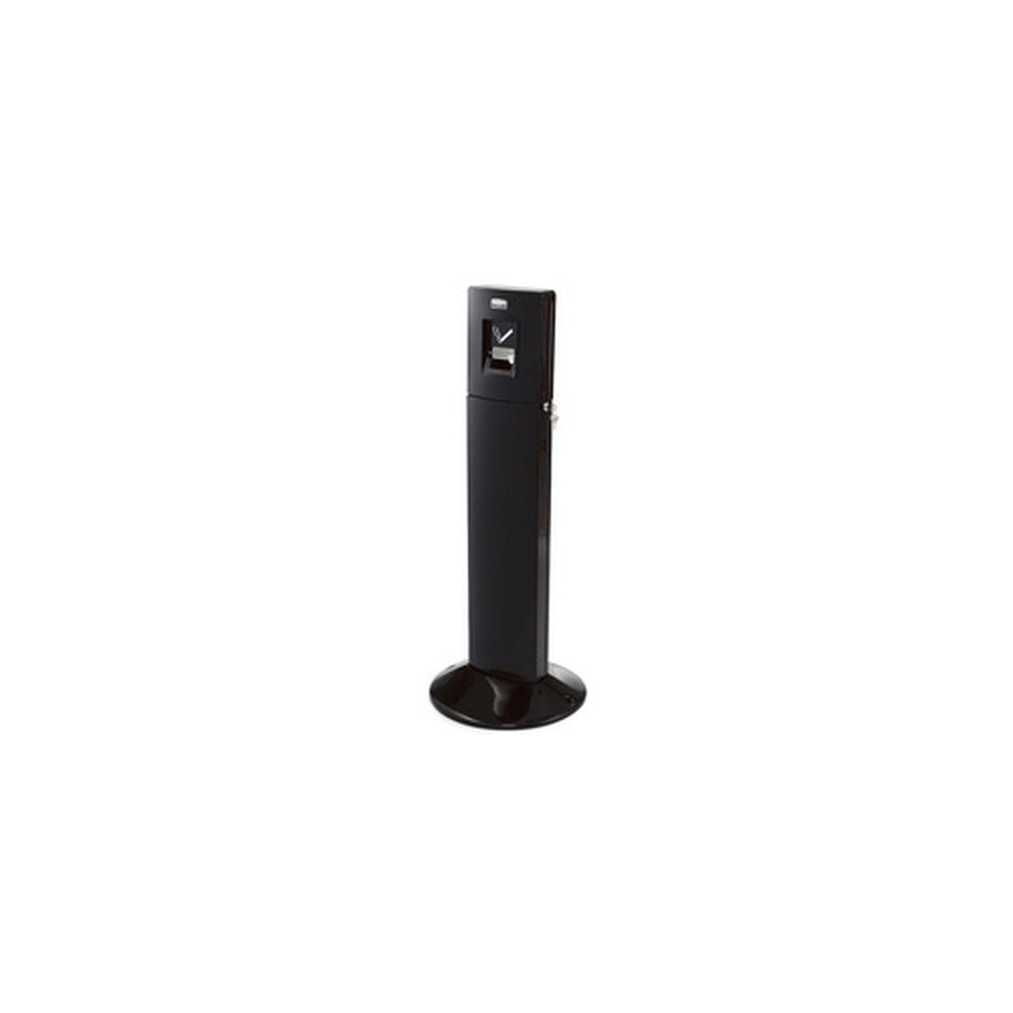 Rubbermaid Cendrier Metropolitain Smokers' Station, noir