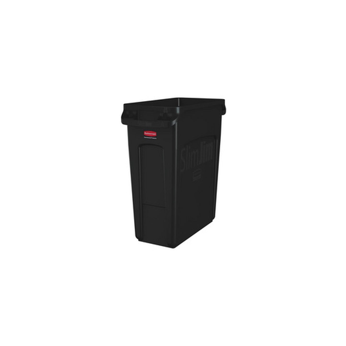 Rubbermaid Collecteur de déchets Slim Jim, 60 litres, noir