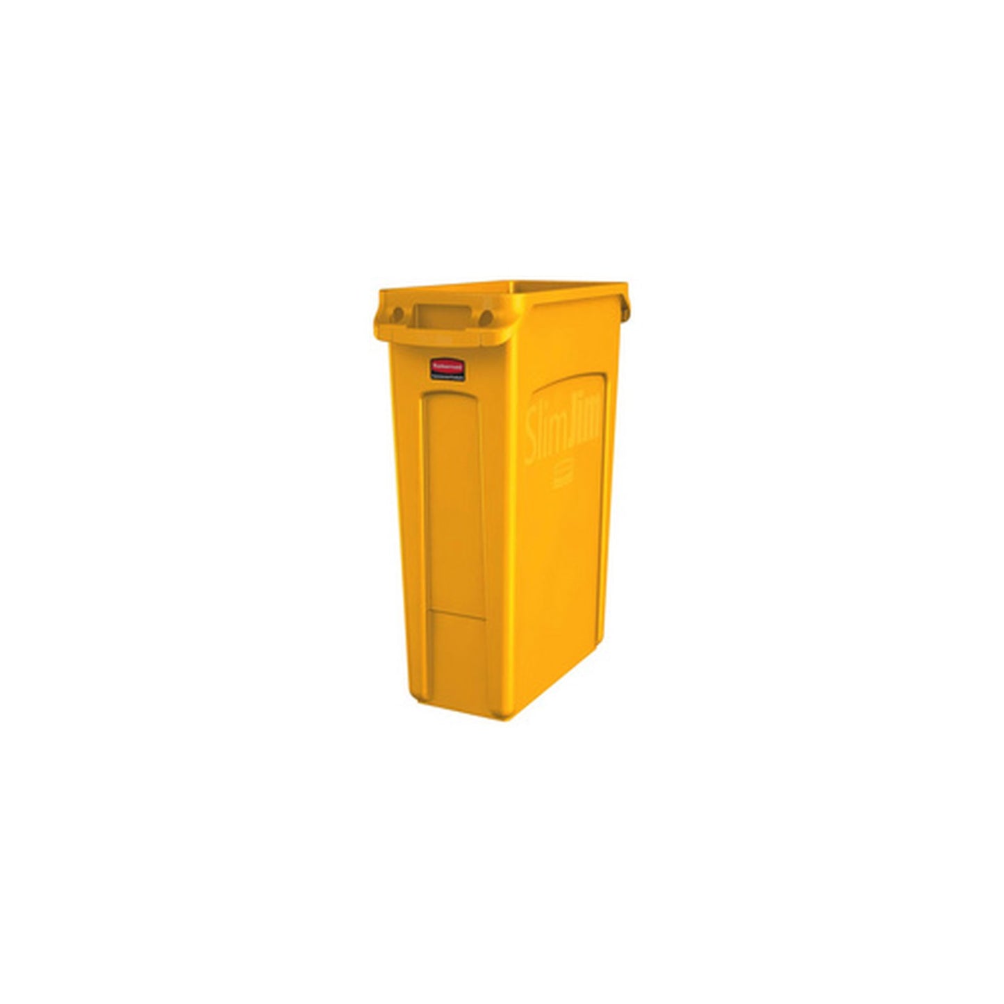 Rubbermaid Collecteur de déchets Slim Jim, 87 litres, jaune