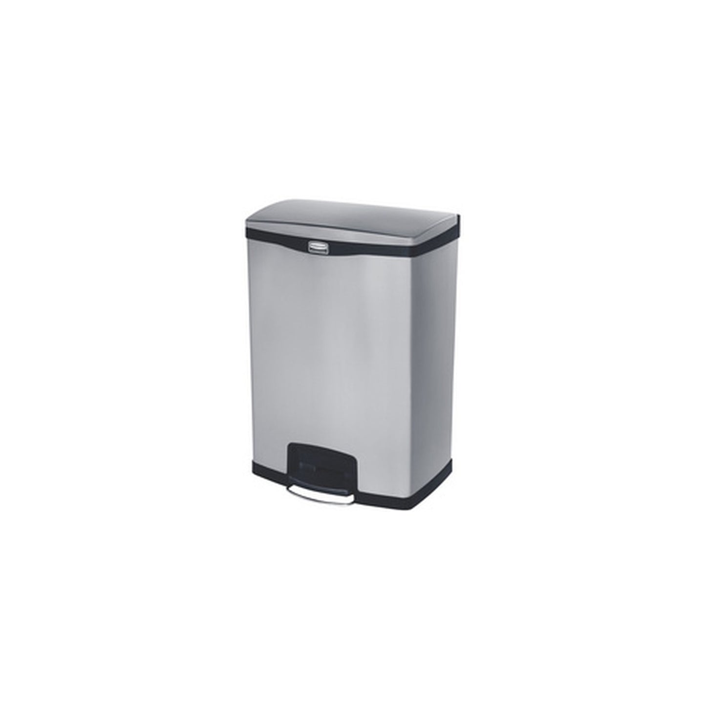 Rubbermaid Collecteur à pédale Slim Jim, en métal, 90 litres