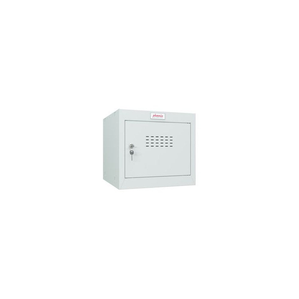 phoenix Casier cubique CL0344, serrure à clé, gris clair