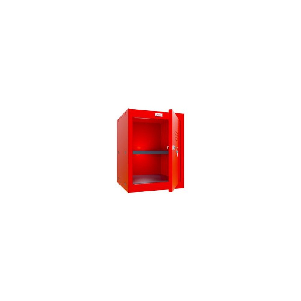 phoenix Casier cubique CL0544, serrure à clé, rouge