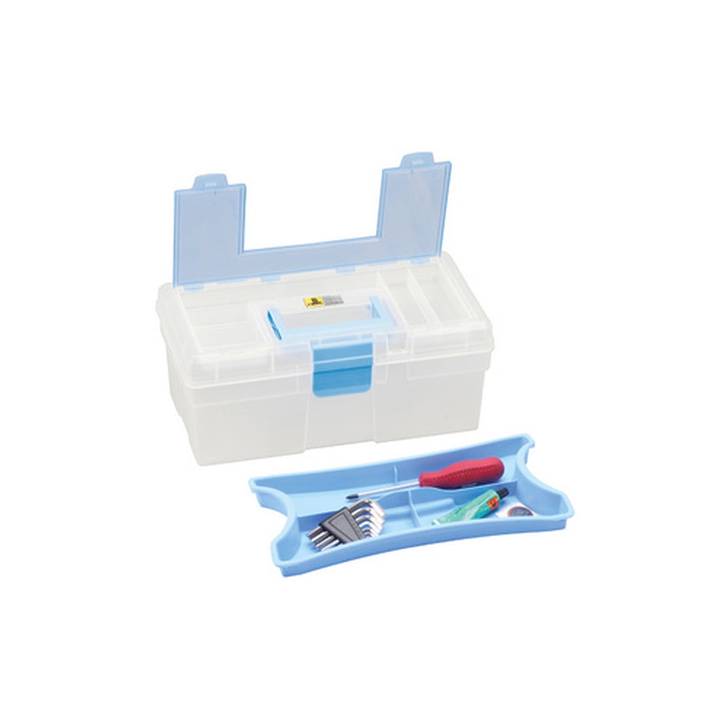 allit Boîte de rangement McPlus Clear 12.5, PP, bleu