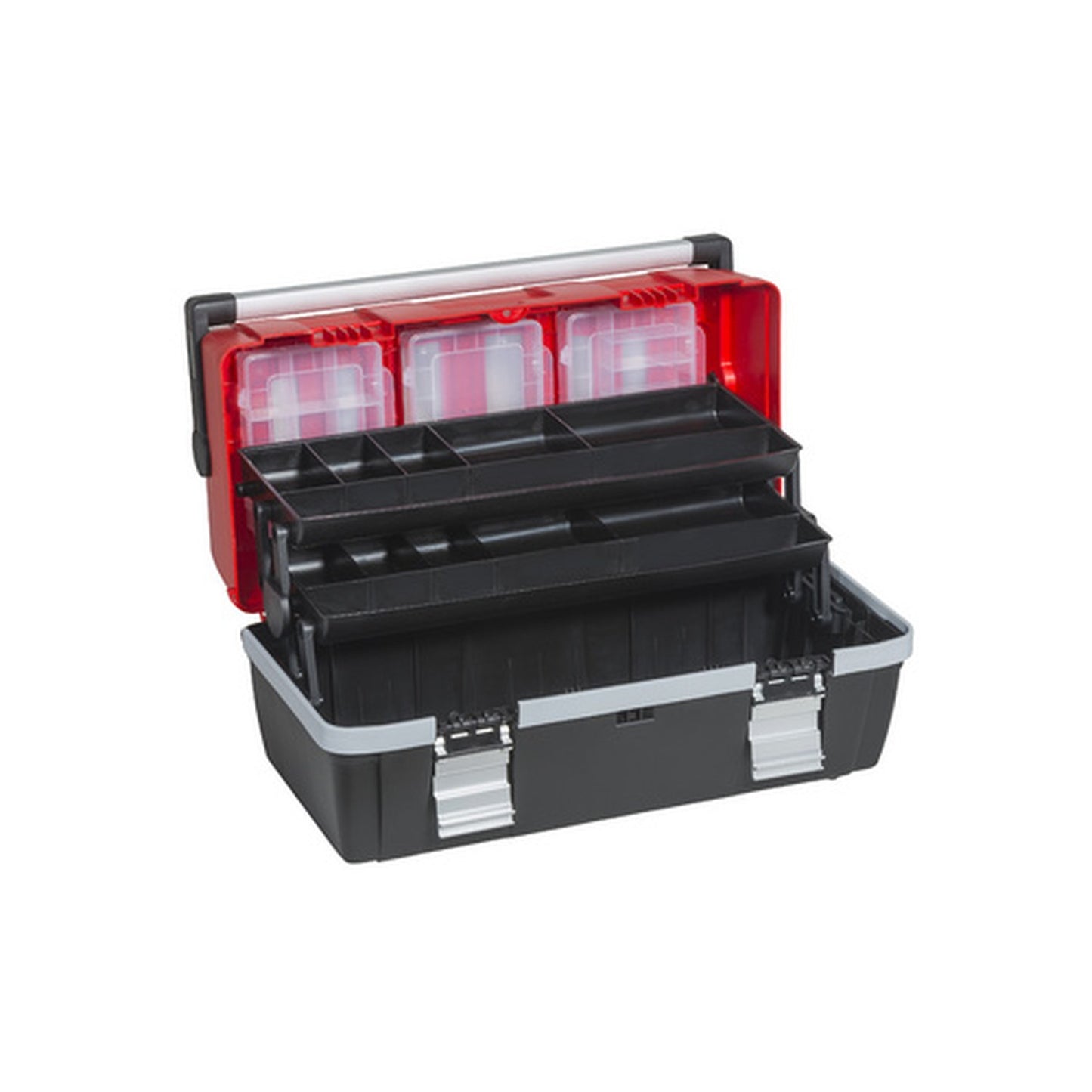allit Boîte à outils McPlus Alu >C< 22, PP, rouge/noir