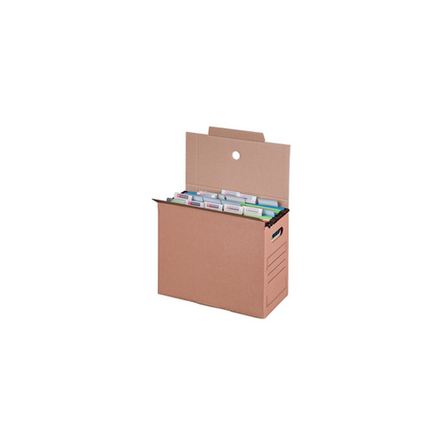 smartboxpro Collecteur de dossier suspendu, marron, (l)160mm x10