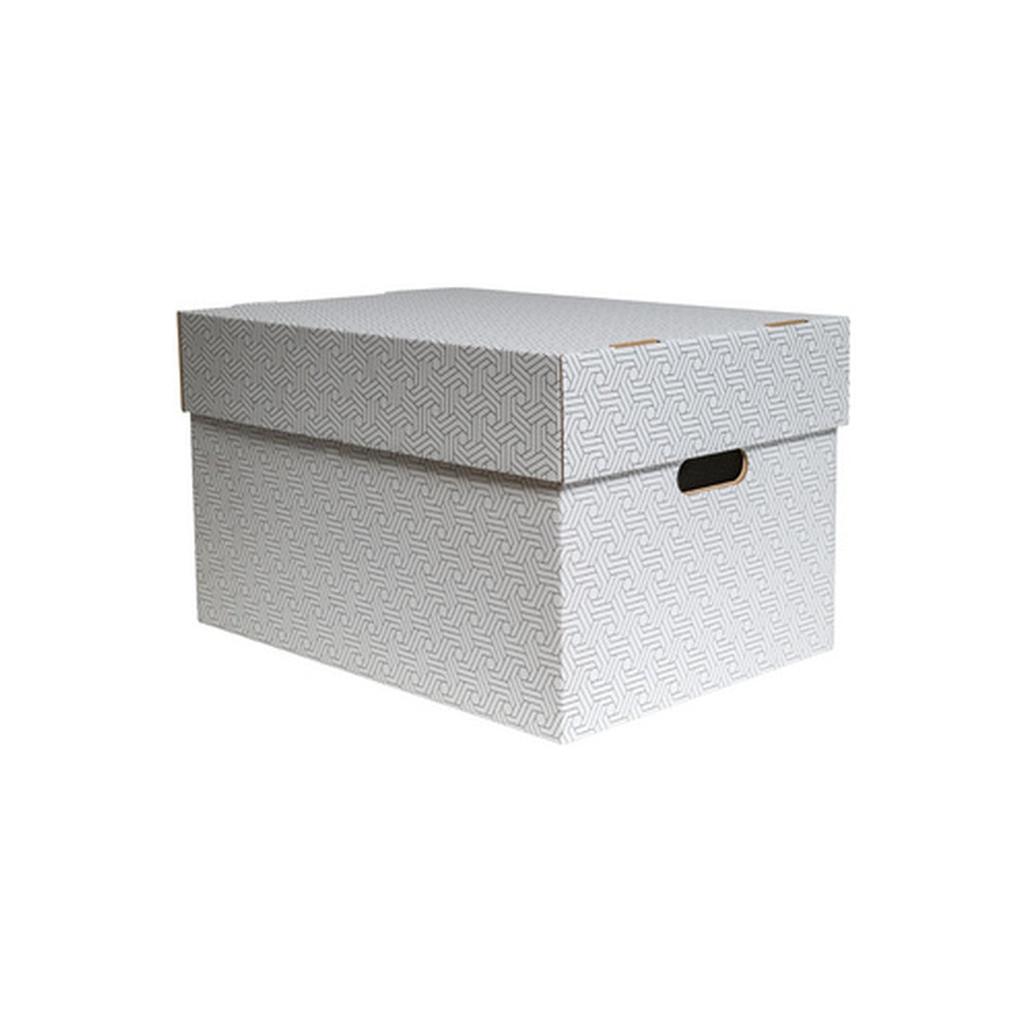 SMARTBOXPRO Boîte de rangement, petit, set de 3, blanc/gris x3
